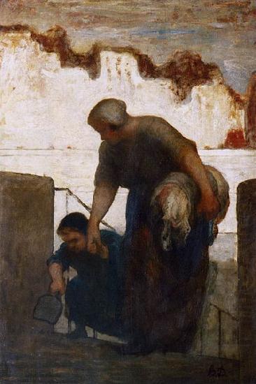 Honore  Daumier The Washerwoman china oil painting image